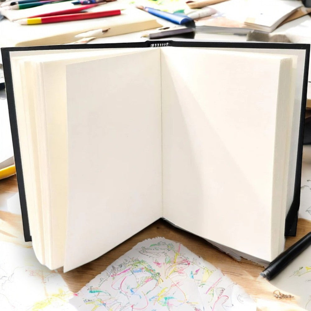 Brustro Stitched Sketchbook - 90/110 GSM - A6 to A3 Sizes